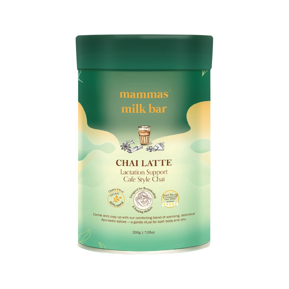 Mammas Milk Bar Chai Latte Lactation Support Cafe Style Chai 200g
