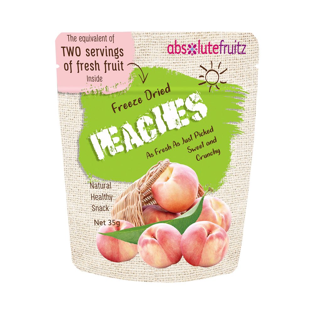 Absolute Fruitz Freeze Dried Peaches 35g