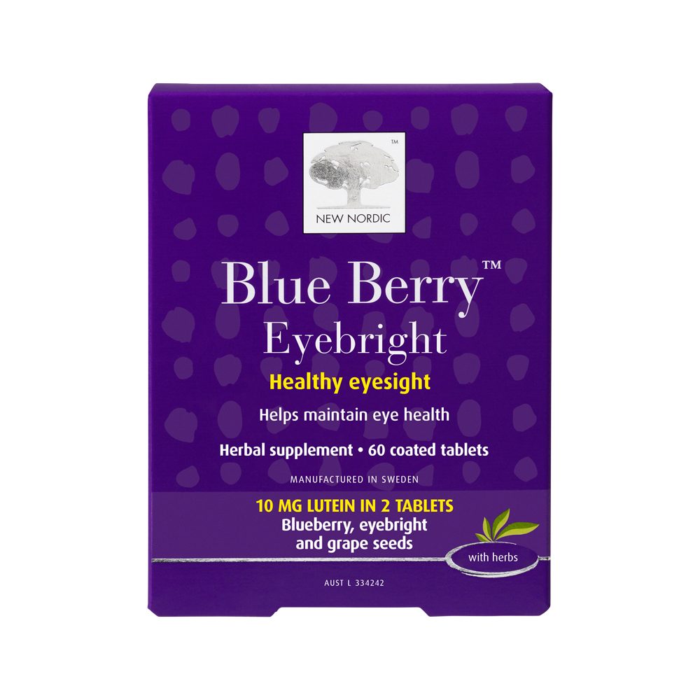New Nordic Blue Berry Eyebright 60 Tablets