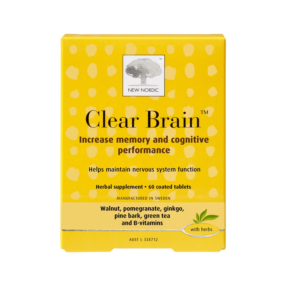 New Nordic Clear Brain 60 Tablets