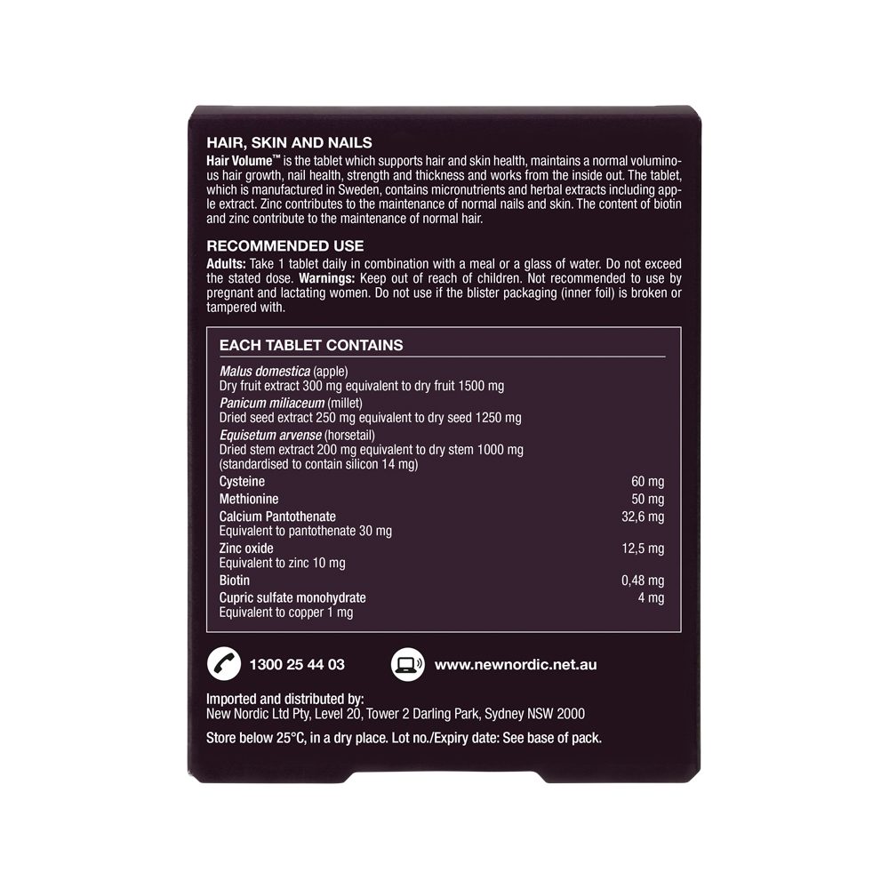 New Nordic Hair Volume 30 Tablets