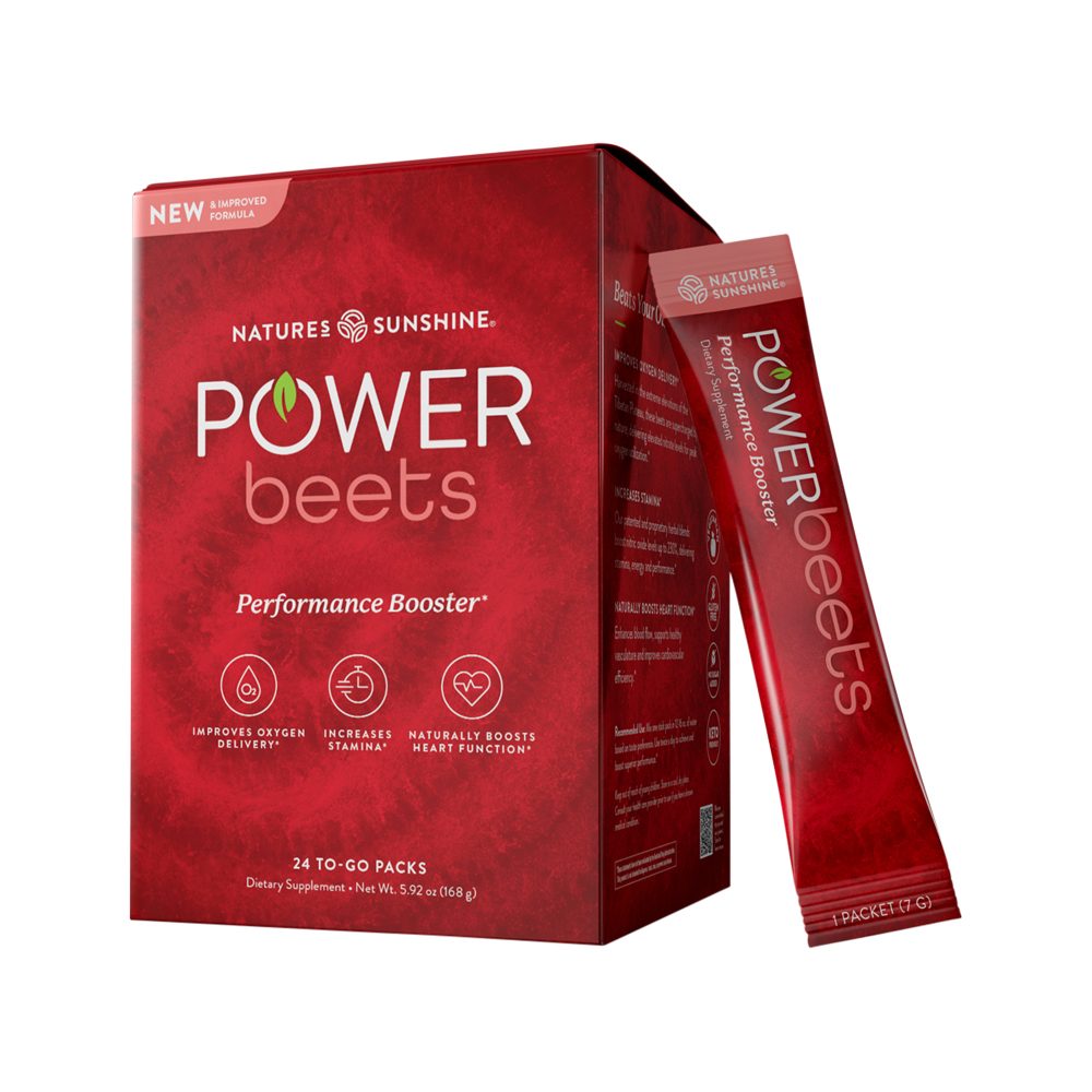 Nature's Sunshine Power Beets Sachet 7g x 24 Pack