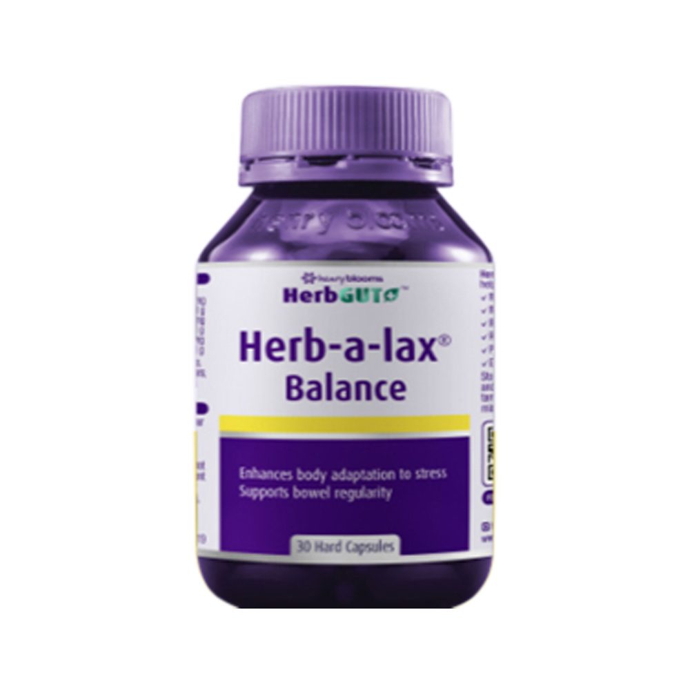 Henry Blooms HerbGut+ Herb-a-lax Balance 30 Capsules