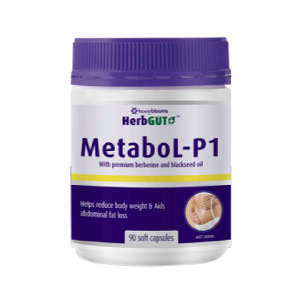 Henry Blooms HerbGut+ Metabol-P1 90 Capsules