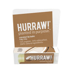 Hurraw! Organic Lip Balm Coconut Hangsell 4.8g