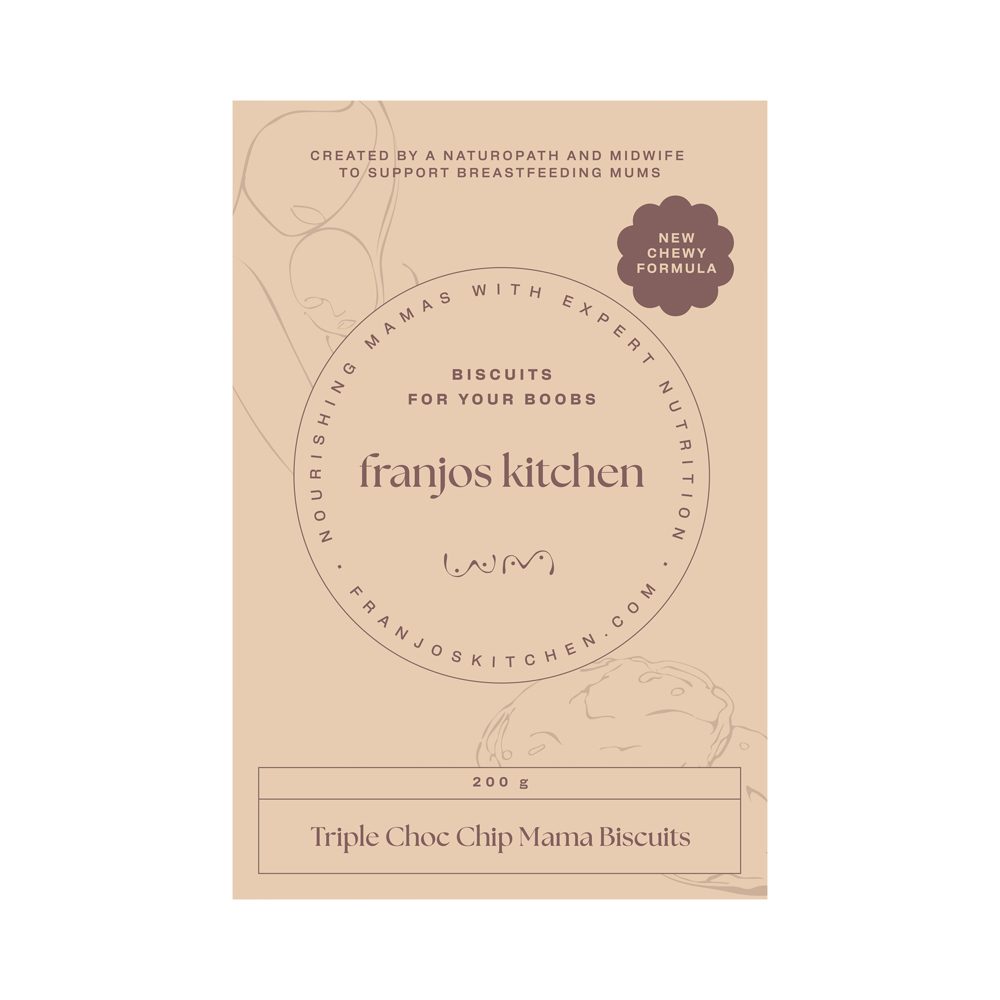 Franjos Kitchen Mama Biscuits Triple Choc Chip 200g