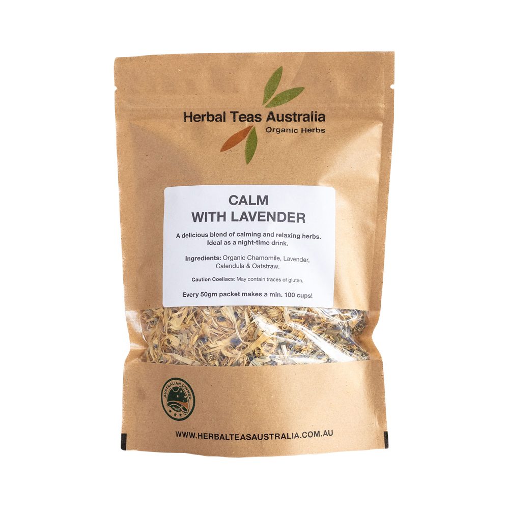 Herbal Teas Australia Calm with Lavender 50g