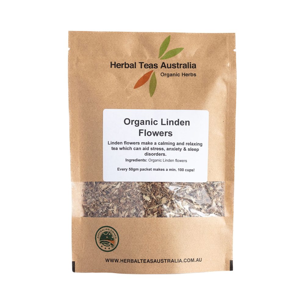 Herbal Teas Australia Organic Linden Flowers 50g