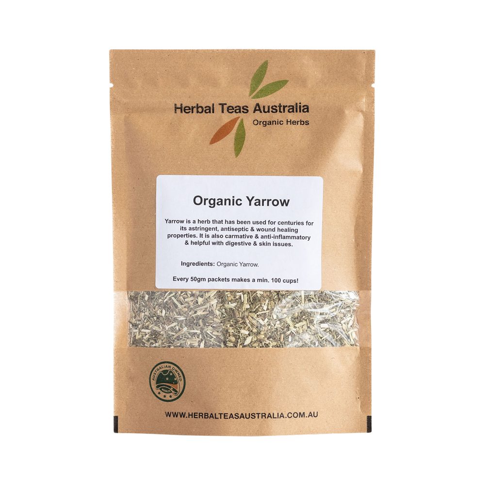 Herbal Teas Australia Organic Yarrow 50g
