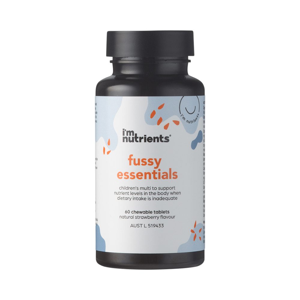 Im Nutrients Fussy Essentials Chewable Strawberry 60 Tablets