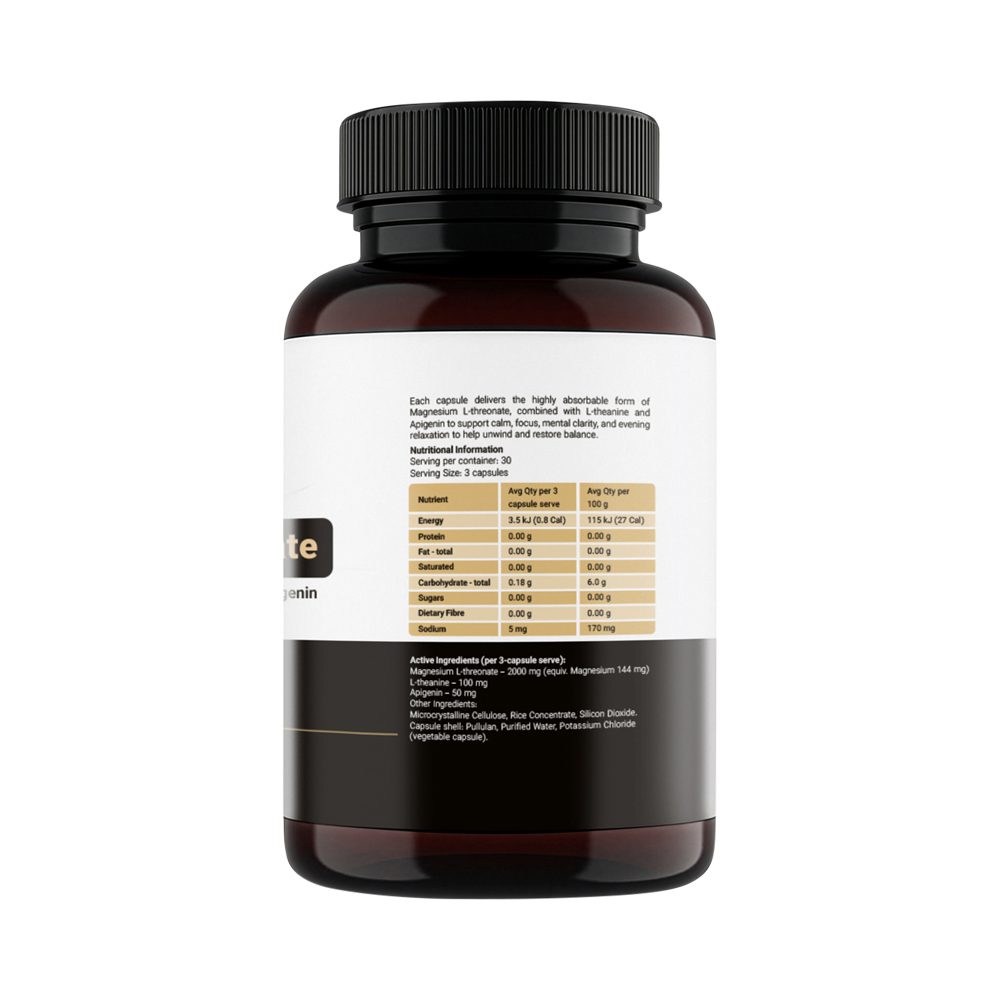 Apollo Magnesium L-Threonate 90 Vege Capsules