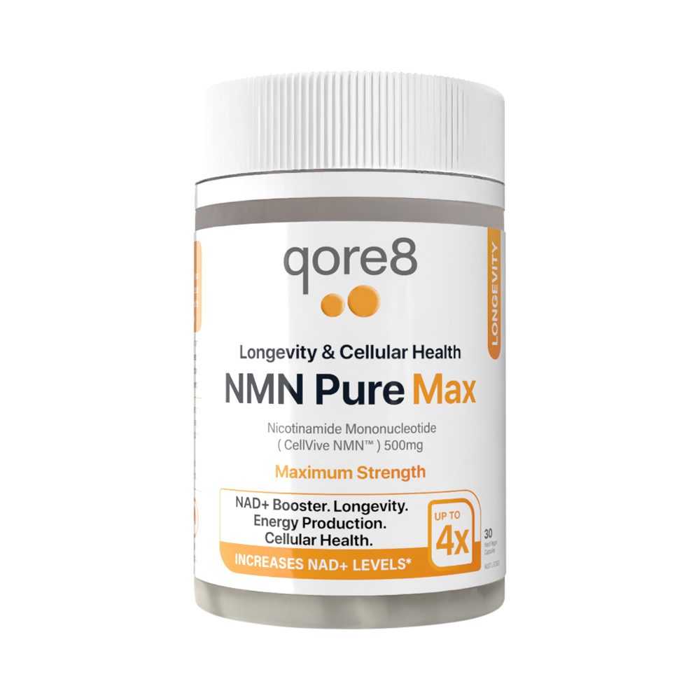 Qore8 NMN Pure Max 500mg 30 Vege Capsules