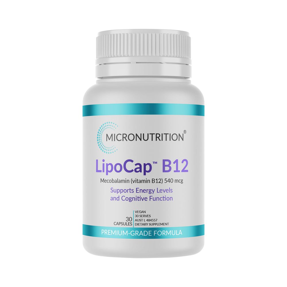Micronutrition Lipocap B12 540mcg 30 Vege Capsules