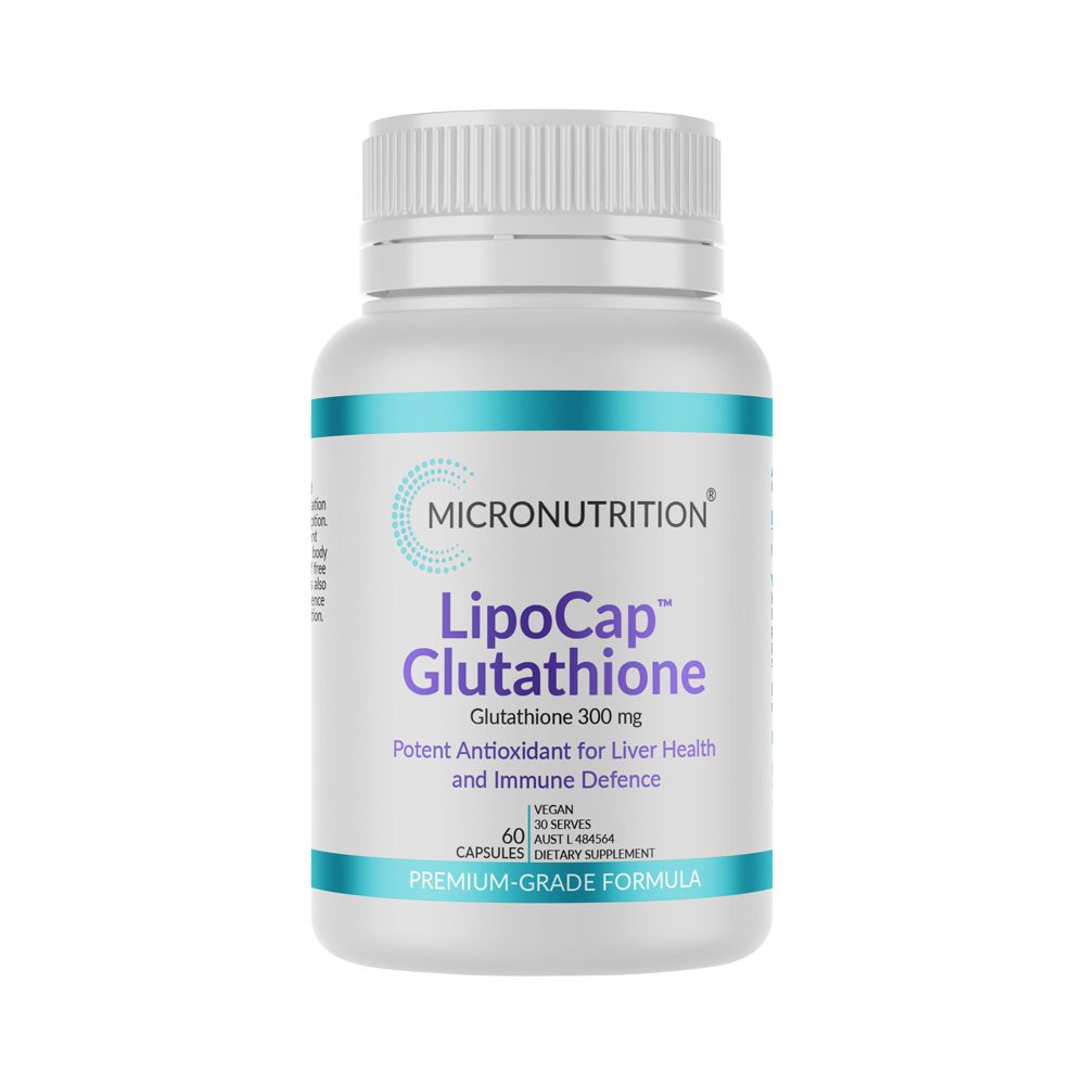 Micronutrition Lipocap Glutathione 300mg 60 Vege Capsules