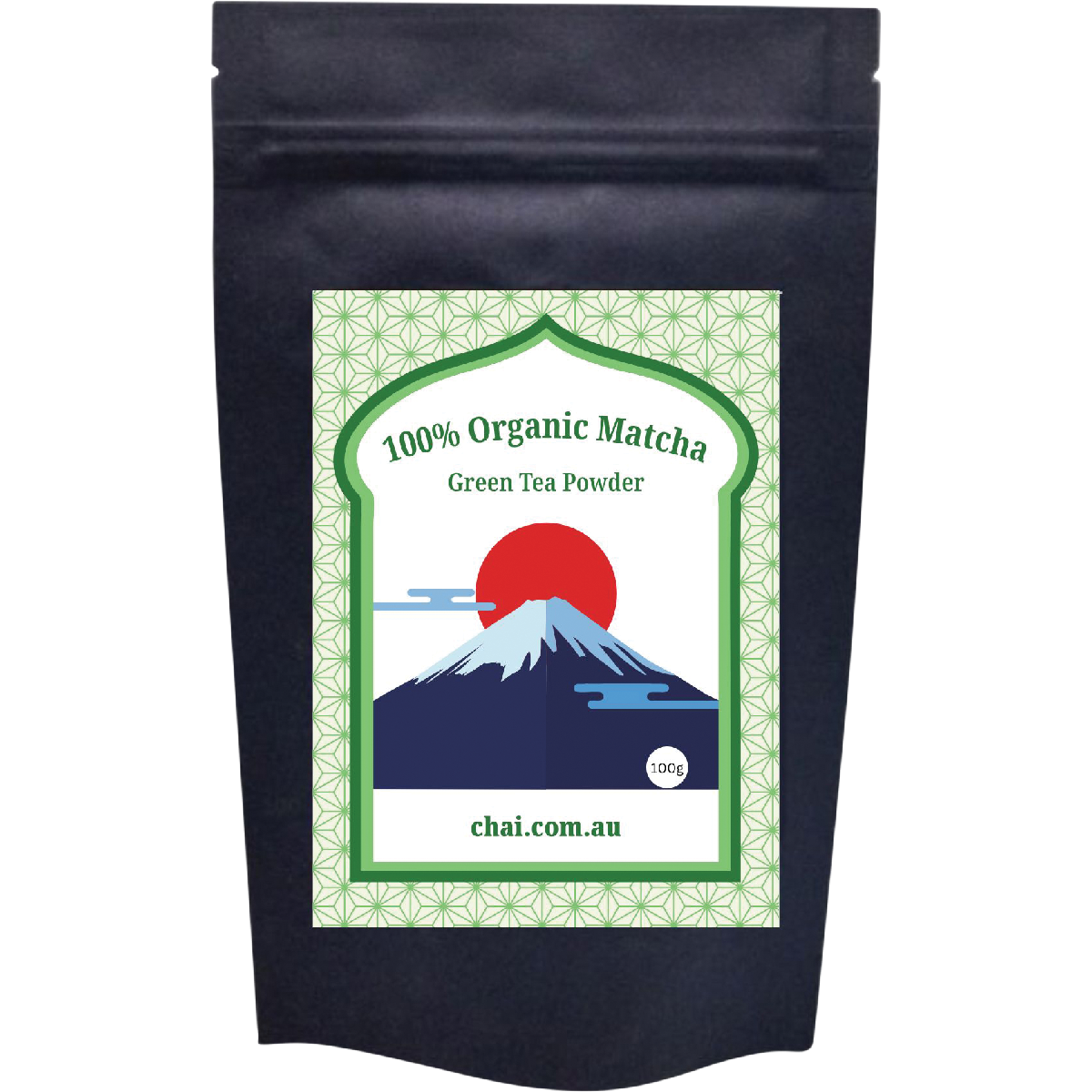 Chai Tea 100% Organic Matcha Green Tea Powder 100g