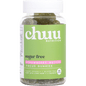 Bottle of Chuu Strawberry Matcha Focus Gummies with organic matcha and Lion's Mane on a clean background.