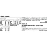 Side view of a 120g Clif Builders Chocolate protein bar box with 20g protein and gluten-free callouts.