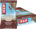 CLIF Energy Bar Chocolate Brownie 68g in a brown wrapper with a rock climber illustration.