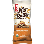 Single wrapped 50g CLIF Nut Butter Bar in Peanut Butter flavor with organic ingredients and 7g of plant protein.