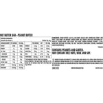 Close-up of a 12-pack box of CLIF Peanut Butter Nut Butter Bars showing organic ingredients and 7g plant protein.