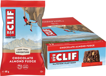 CLIF Energy Bar Chocolate Almond Fudge 68g (Pack of 12)