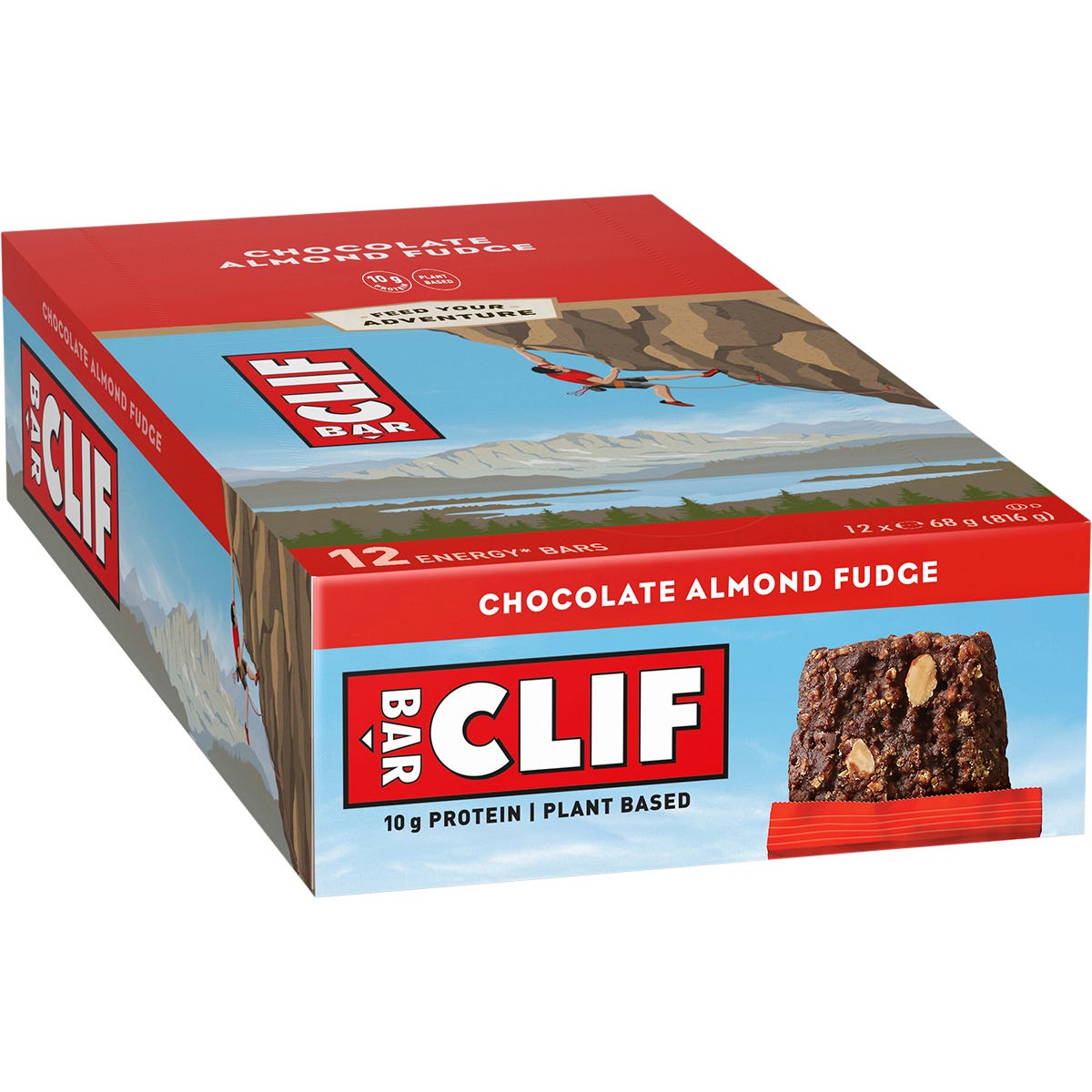 CLIF Energy Bar Chocolate Almond Fudge 68g (Pack of 12)