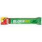 Sleek green FastPak sleeve of CLIF Bloks Sour Green Apple energy chews with six individual 33-calorie cubes.