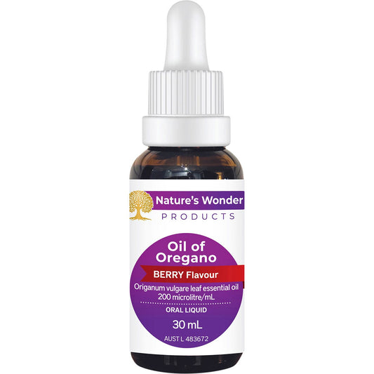 Cayenne Nature's Wonder Oil of Oregano Berry Flavour 30ml