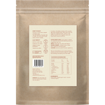 Back of 1kg Power Super Foods Creamy Drinking Chocolate bag with ingredients, nutrition facts, and 9332834007964 barcode.