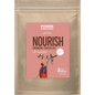 1kg bulk bag of Power Super Foods Nourish Drinking Chocolate with a dark brown label and gold accents.