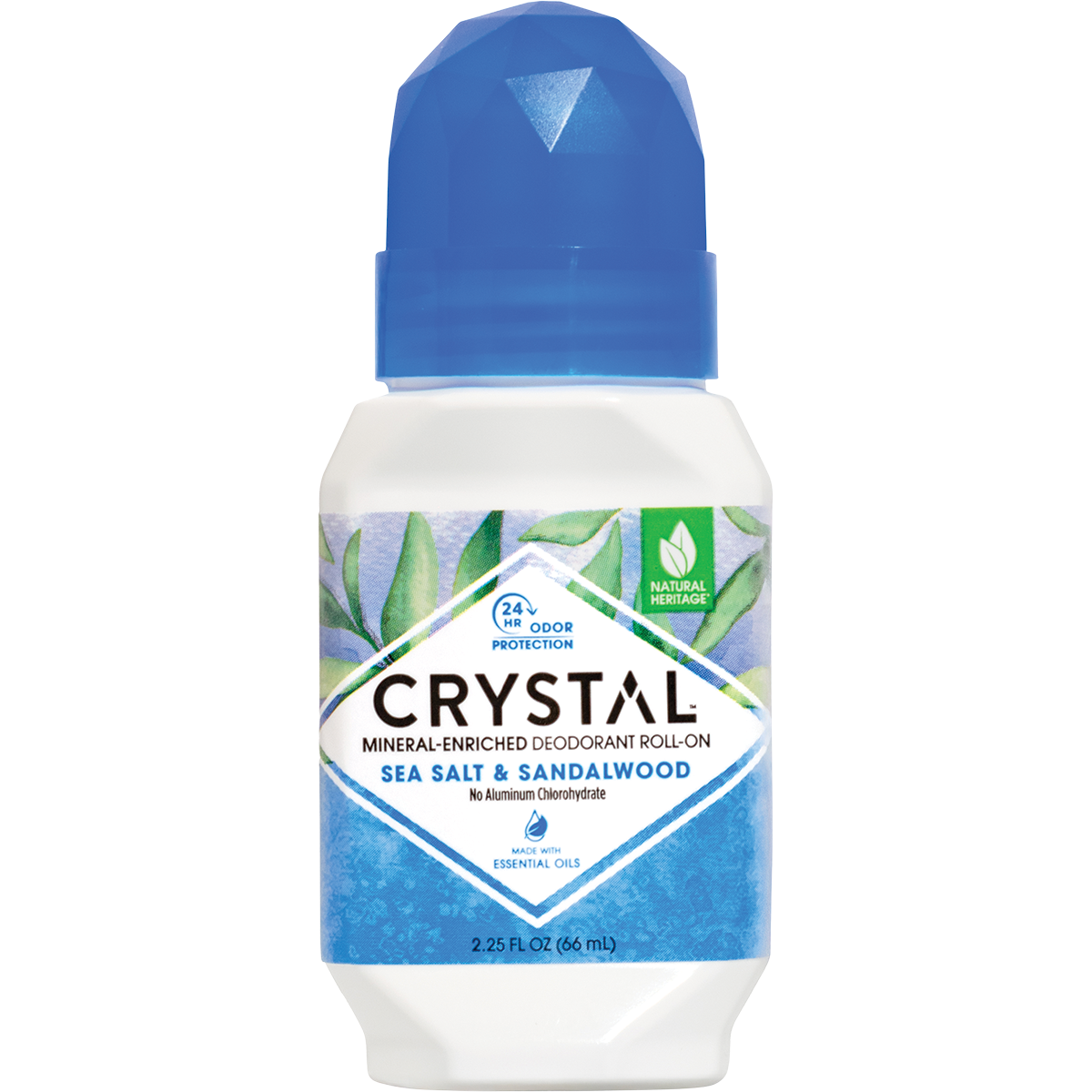 Crystal Roll-On Deodorant Sea Salt & Sandalwood 66ml
