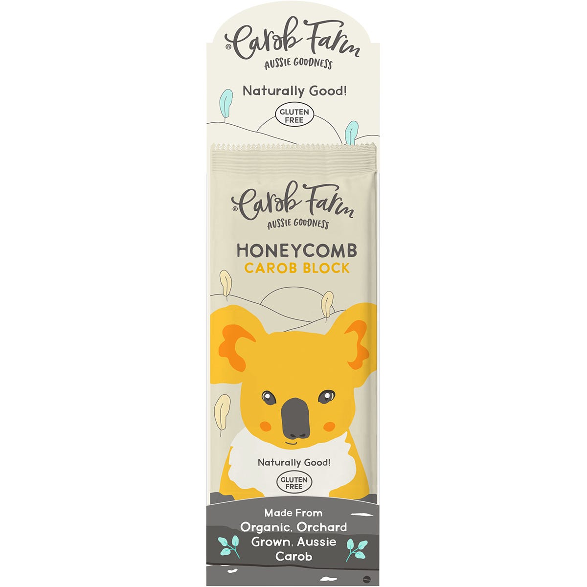 Carob Farm Carob Block Honeycomb 95g (Pack of 12) Payless 4 Organics