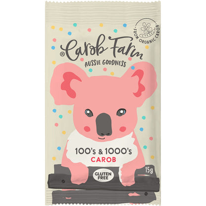 Carob Farm Carob Koala 100's & 1000's 15g (Pack of 50) Payless 4 Organics