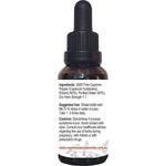 30ml bottle of Cayenne Nature's Wonder pepper extract with a dropper and orange label on a white background.