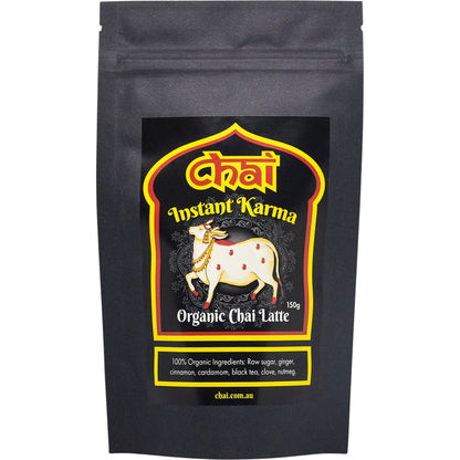 Chai Tea Instant Karma Organic Chai Latte 150g Payless 4 Organics