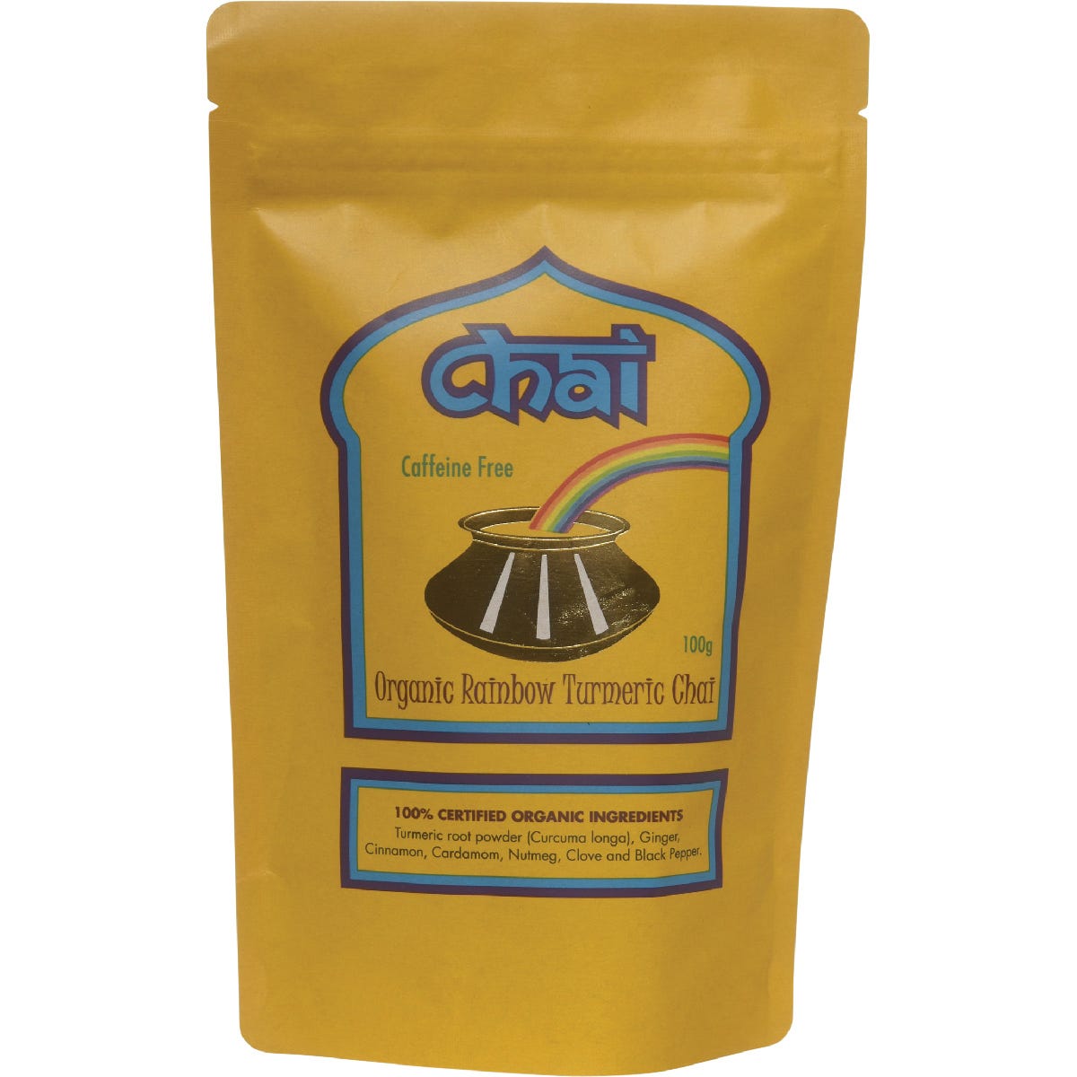 Chai Tea Organic Rainbow Turmeric Chai 100g Payless 4 Organics