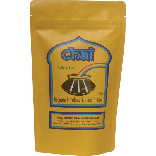 Chai Tea Organic Rainbow Turmeric Chai 100g Payless 4 Organics
