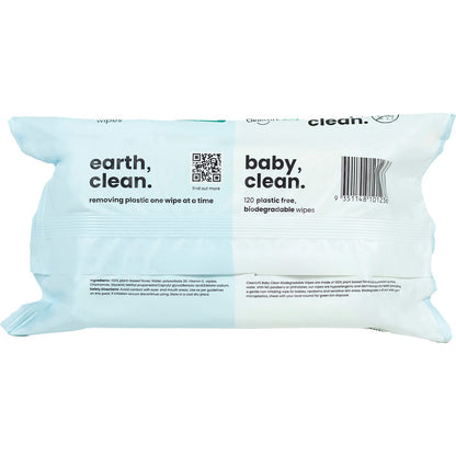 CleanLIFE Baby Clean Extra Gentle Plastic Free Wipes 120 Pack Payless 4 Organics