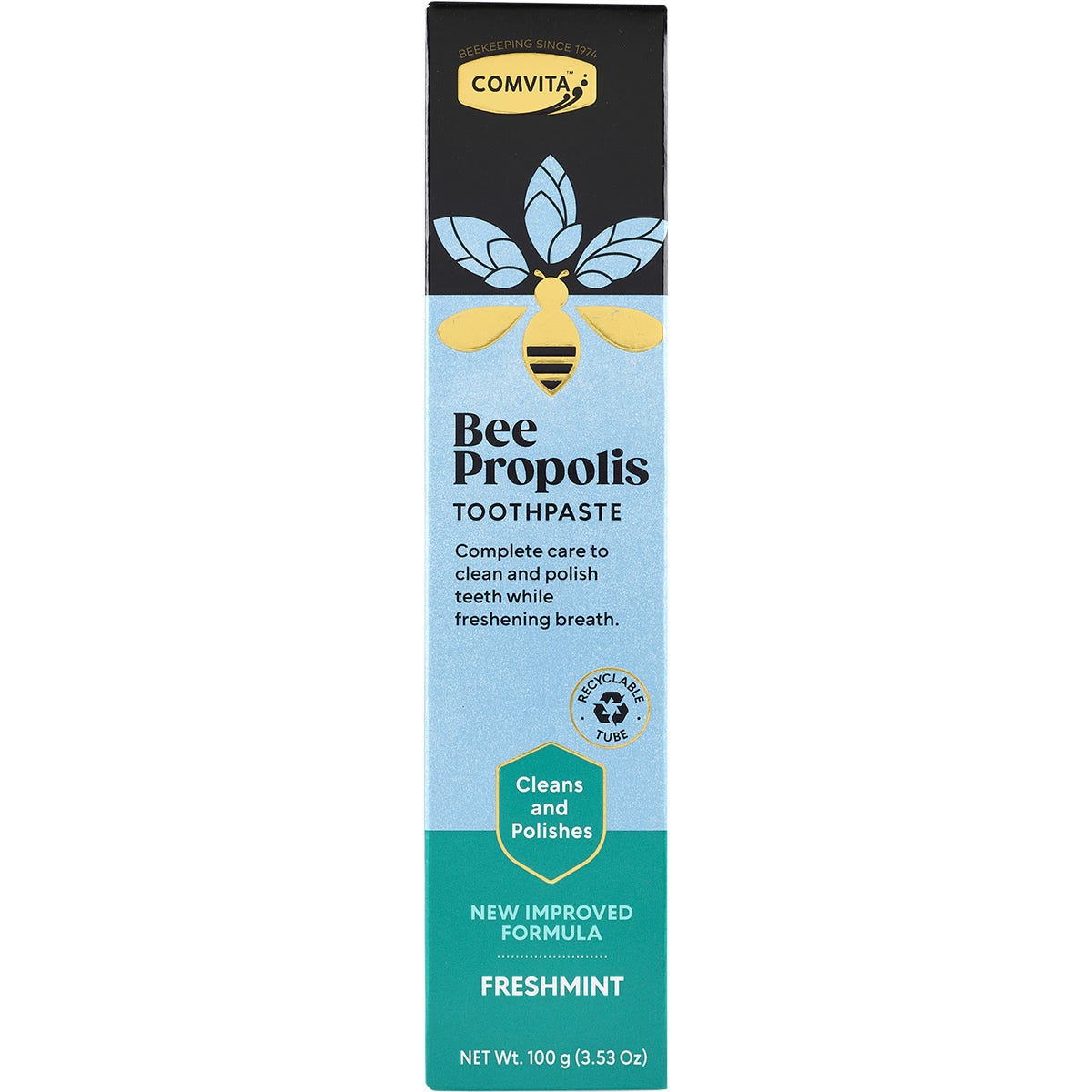 Comvita Bee Propolis Toothpaste Cleans and Polishes Freshmint 100g Payless 4 Organics