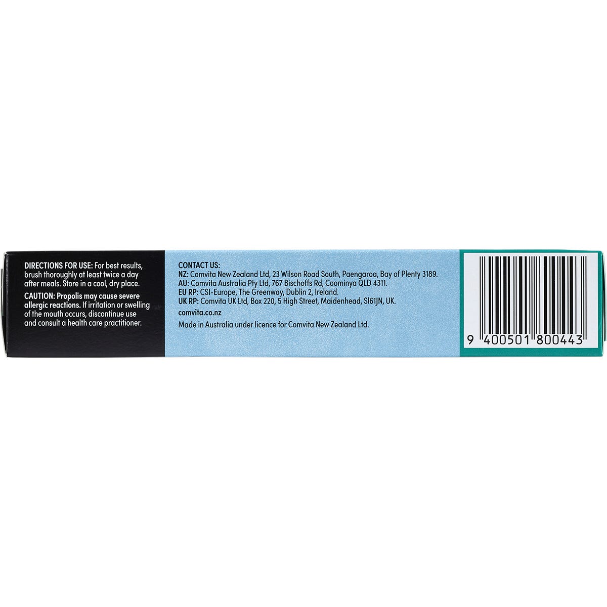 Comvita Bee Propolis Toothpaste Cleans and Polishes Freshmint 100g Payless 4 Organics