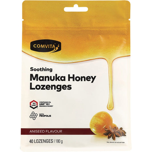 Comvita Manuka Honey Lozenges Aniseed 4.5g (Pack of 40) Payless 4 Organics