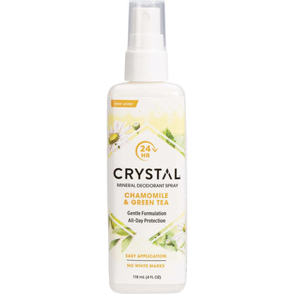 Crystal Deodorant Spray Chamomile & Green Tea 118ml Payless 4 Organics