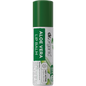 Dr Organic Aloe Vera Lip Balm SPF 15 in a 5.7ml green and white tube for soothing and hydrating dry lips.