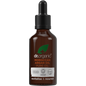 50ml bottle of Dr Organic Pure Moroccan Argan Oil with a dropper lid, featuring a white and gold label.