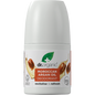 Dr Organic Moroccan Argan Oil 50ml roll-on deodorant bottle with an orange and white label.