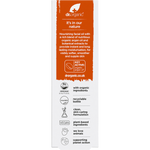Back of Dr Organic Moroccan Argan Facial Oil box showing directions, ingredients, and product benefits.