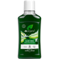 500ml bottle of Dr Organic Aloe Vera Mouthwash with a green and white label featuring a green aloe leaf illustration.