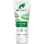 200ml tube of Dr Organic Aloe Vera Gel, a bioactive maximum strength cooling gel for dry and sun-exposed skin.