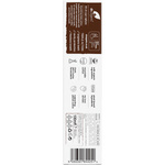 Back of Dr Organic Coconut Oil Toothpaste box with ingredients, directions, and recycling info on a white background.