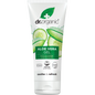 Dr Organic 200ml Aloe Vera Gel with Cucumber tube featuring green and white label with botanical illustrations.